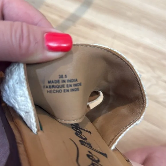 Free People Tan and Cream Crochet Sandals - Picture 5 of 5